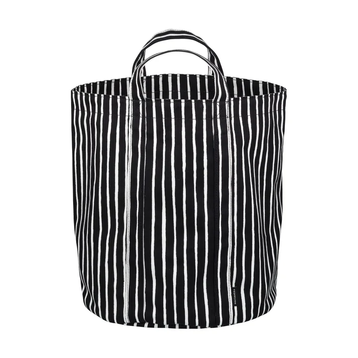 Marimekko - Piccolo Wasmand 32 x 37 cm, zwart / wit