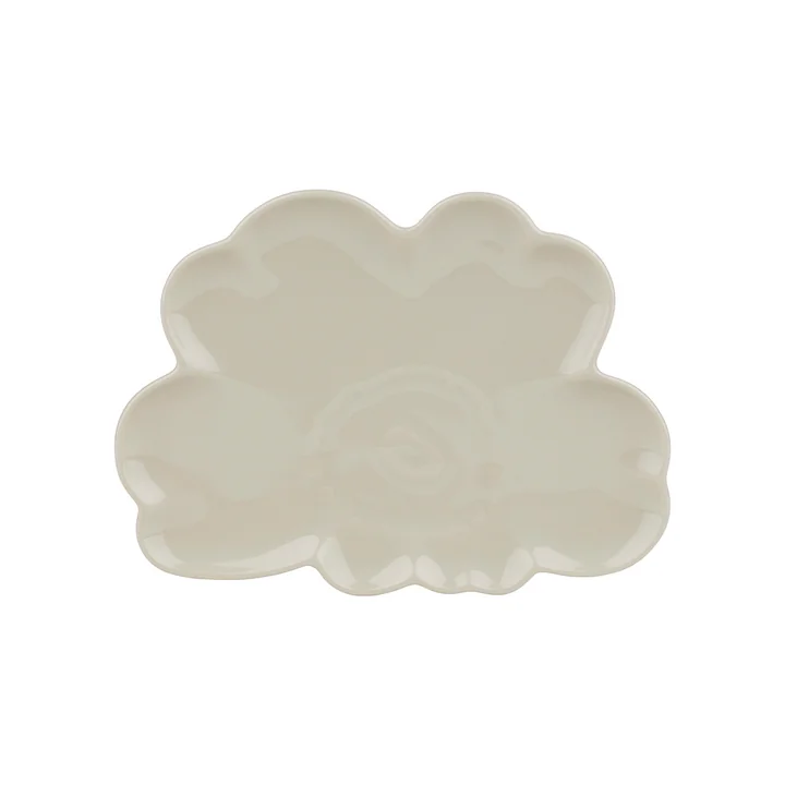 Marimekko - Unikko bord, Ø 19 cm, naturel