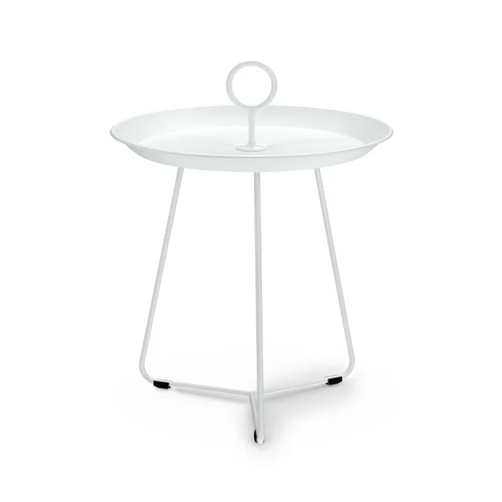 HOUE - EYELET Bijzettafel, Ø 45 cm, wit