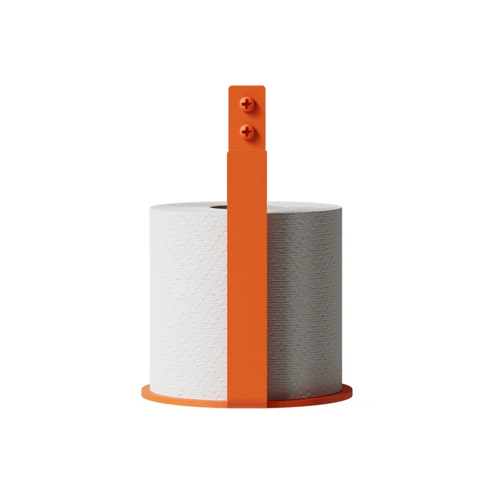 Nichba Design - Extra toiletrolhouder, oranje