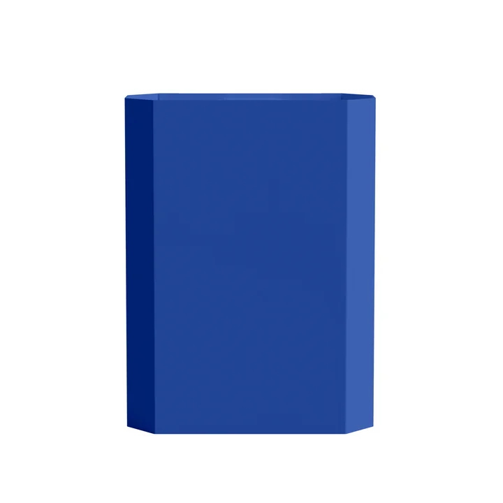Nichba Design - Papierbak voor aan de muur, 48 liter, blauw