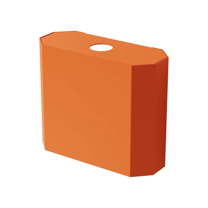 Nichba Design - Papierdispenser voor aan de muur, oranje