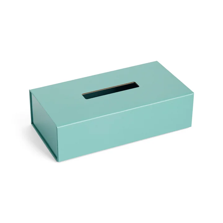 HAY - Kleur cosmetische tissuebox magnetisch, oceaanblauw