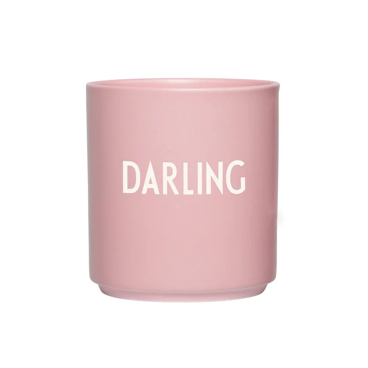 Design Letters - AJ Favourite Porseleinen mok, Darling / creools pink