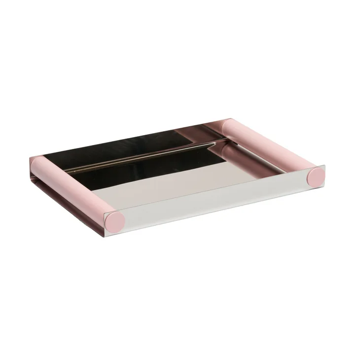 Design Letters - Ray Dienblad Disco, medium, gepolijst roestvrij staal / creools roze