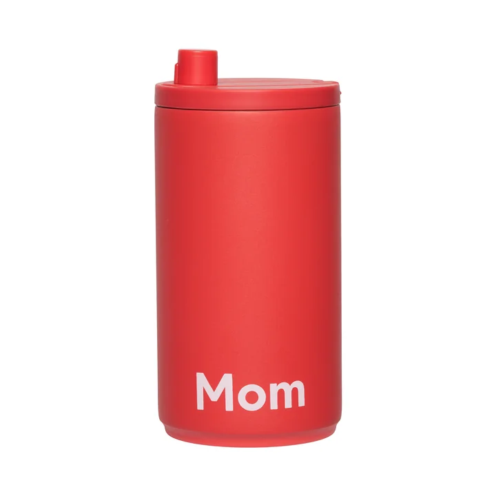 Design Letters - Travel Mok, 0.35 l, Mom / diepzeekoraal