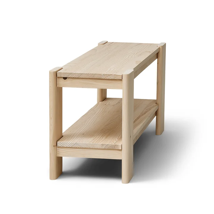 Form & Refine - Balkenbank, 112 cm, mat gelakt grenen