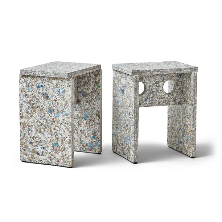 Form & Refine - Remake kruk, h 45.5 cm, grijs