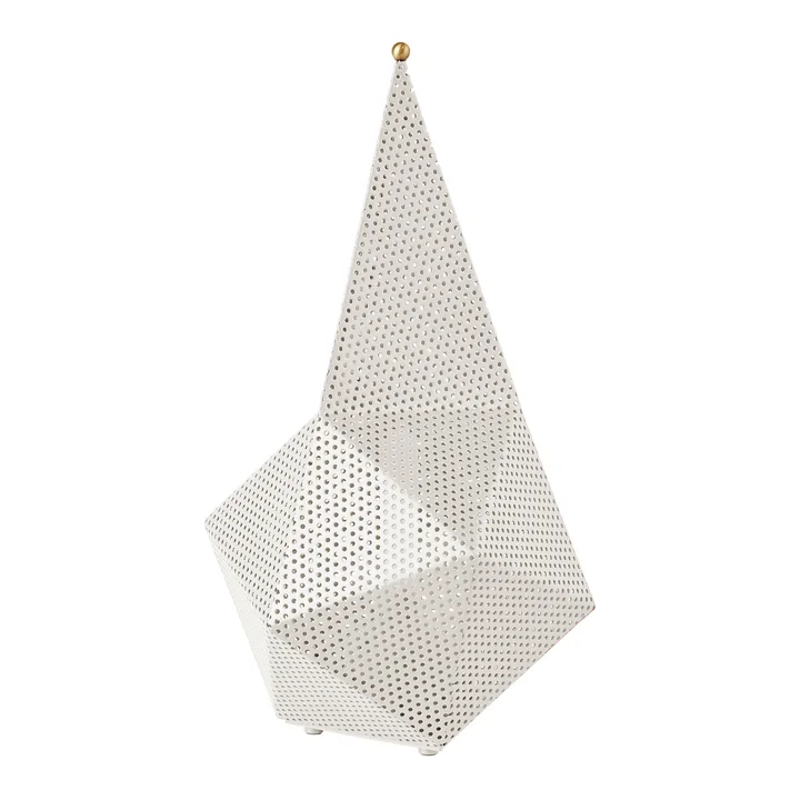 Bagdad Draagbare oplaadbare lamp, crèmewit, halfmat (EU) van Gubi