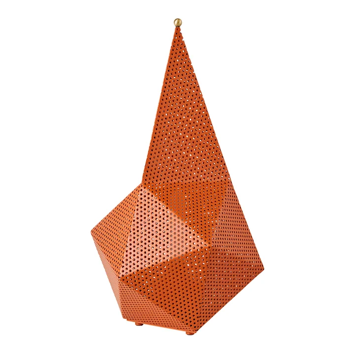 Bagdad Draagbare oplaadbare lamp, internationaal oranje (EU) by Gubi