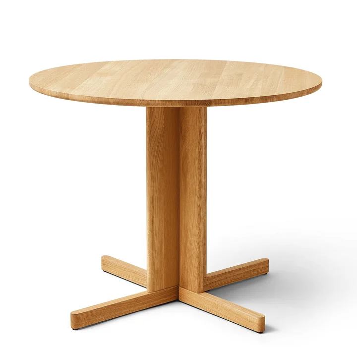 Form & Refine - Trefoil Tafel, Ø 90 cm, eiken natuur