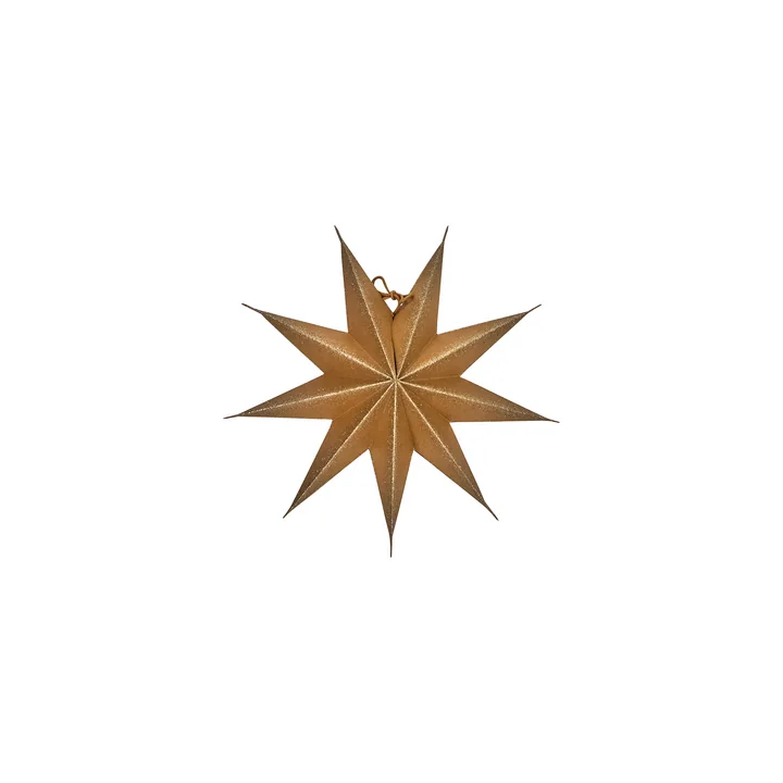 House Doctor - 9 Point Kerstster Ø 30 cm cm, naturel / champagne