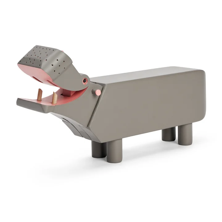 Kay Bojesen - Houten nijlpaard, L, beuken, grijs