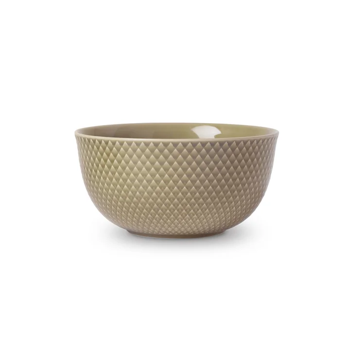 Lyngby Porcelæn - Rhombe Schaal Ø 1 7. 5 cm, klei