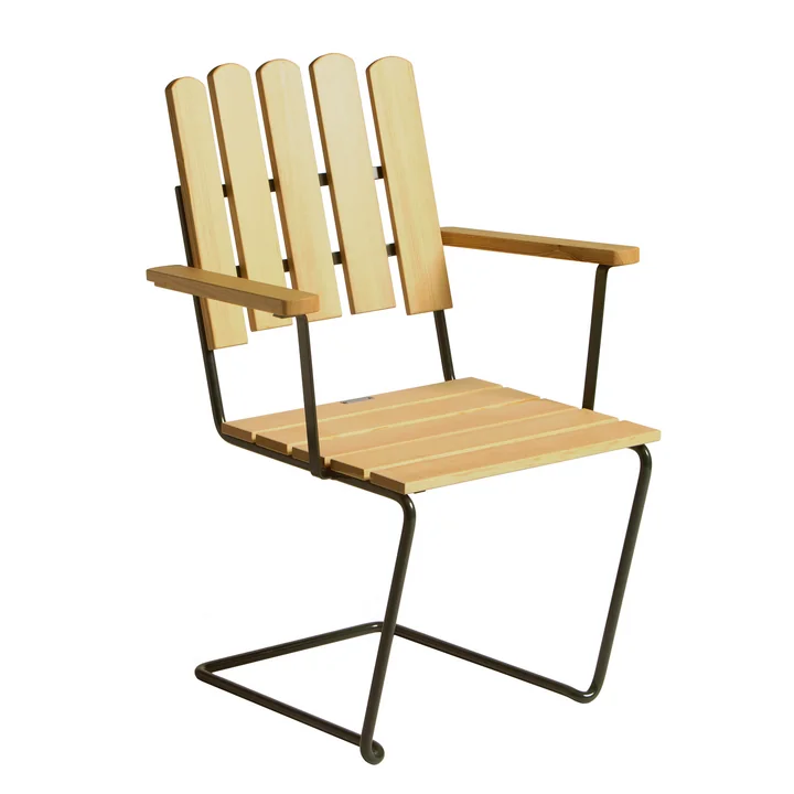 Grythyttan - A2 tuinstoel, geolied grenen / groen