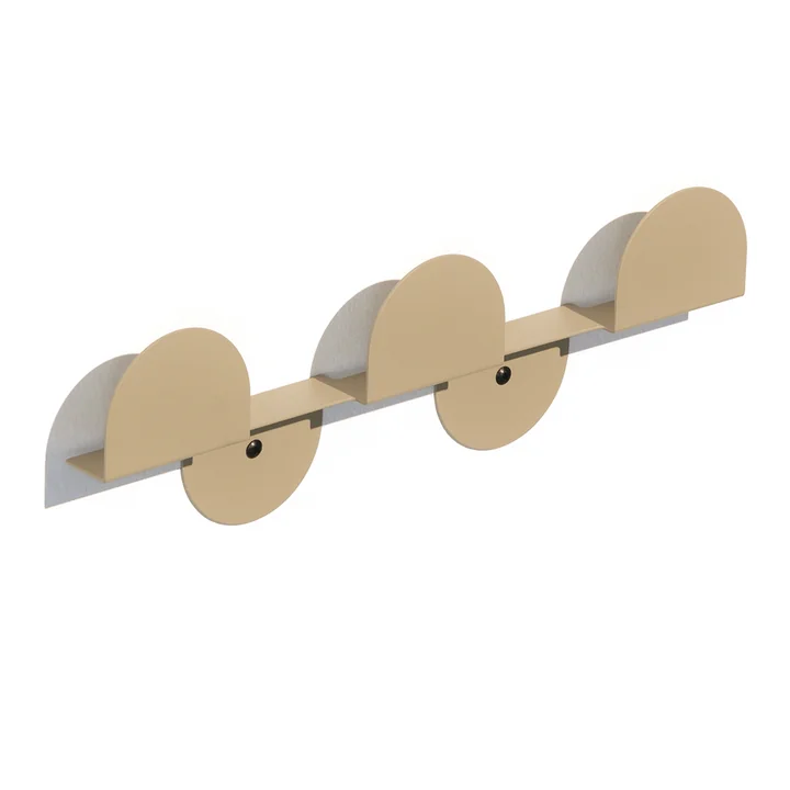 Nobodinoz - Vibes Wandkapstok, 37 cm, groene thee