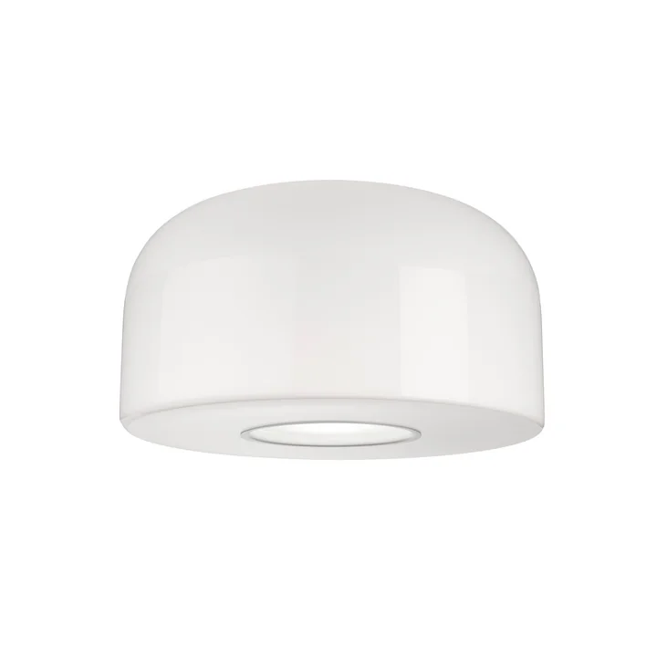 Flos - Bellhop Glass C2 Plafondlamp, wit