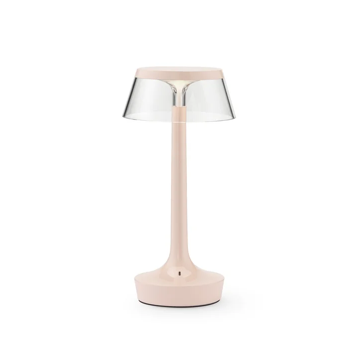 Flos - Bon jour Unplugged Oplaadbare tafellamp, kleur tune, french rose