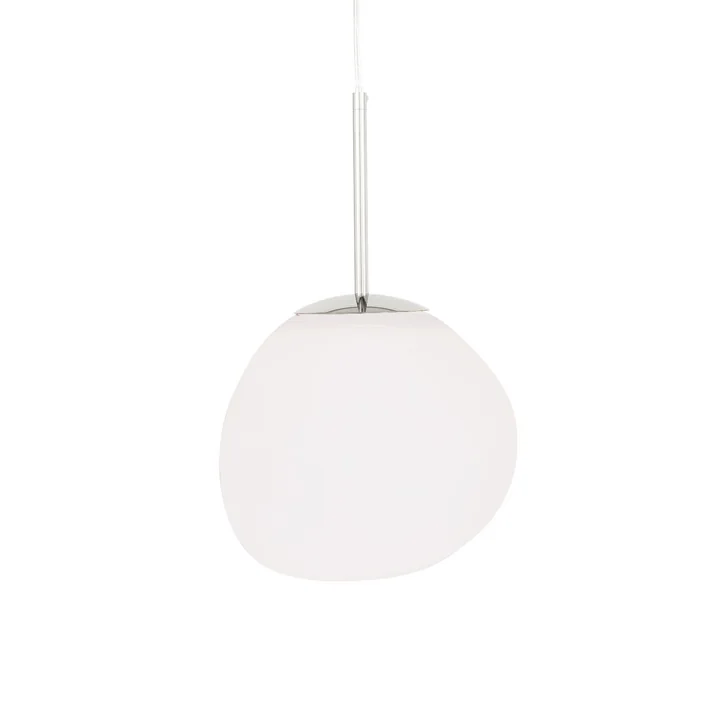 Tom Dixon - Melt Mini LED hanglamp, opaal / zilver