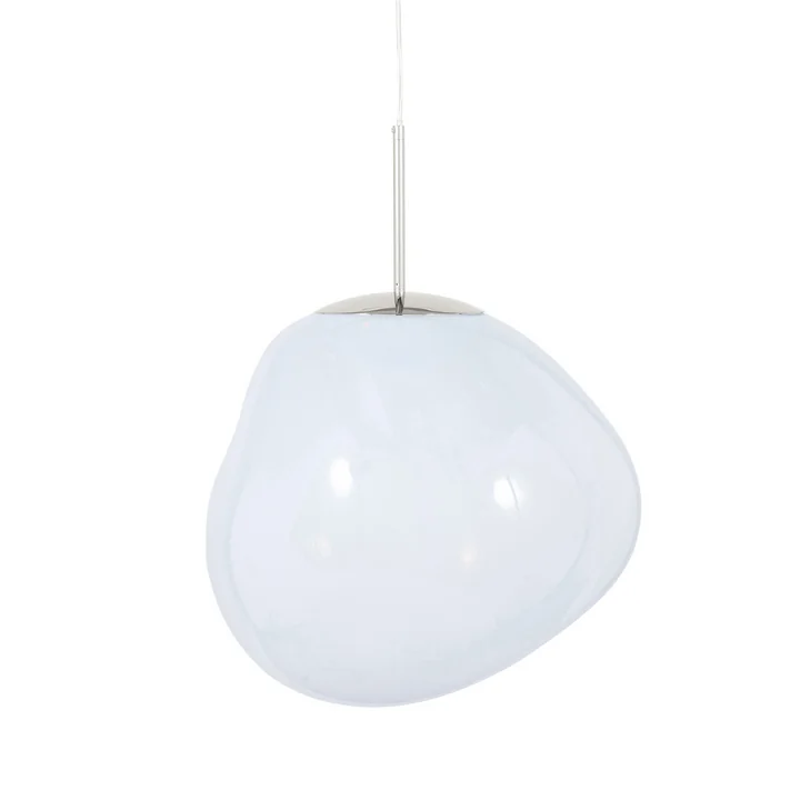 Tom Dixon - Melt LED hanglamp, opaal / zilver