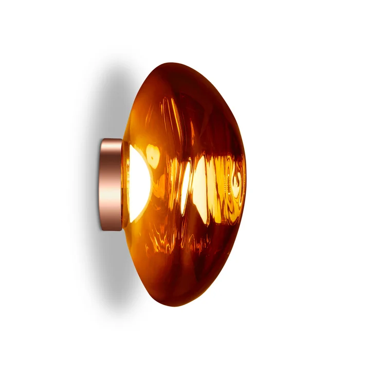 Tom Dixon - Melt LED wandlamp / plafondlamp, 50 x 28 cm, koper