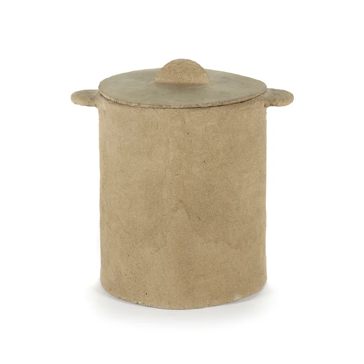 Serax - Aarde pot met deksel M, bruin