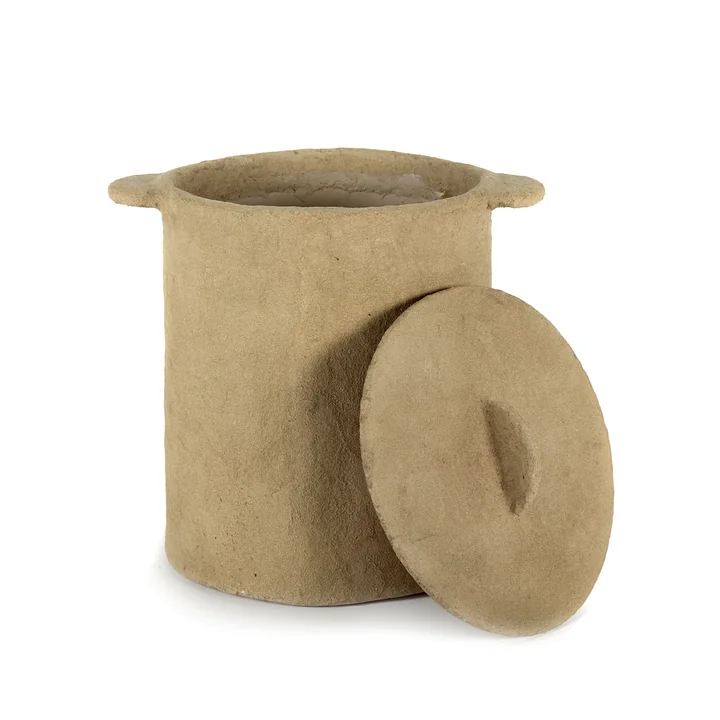 Serax - Aarde pot met deksel M, bruin