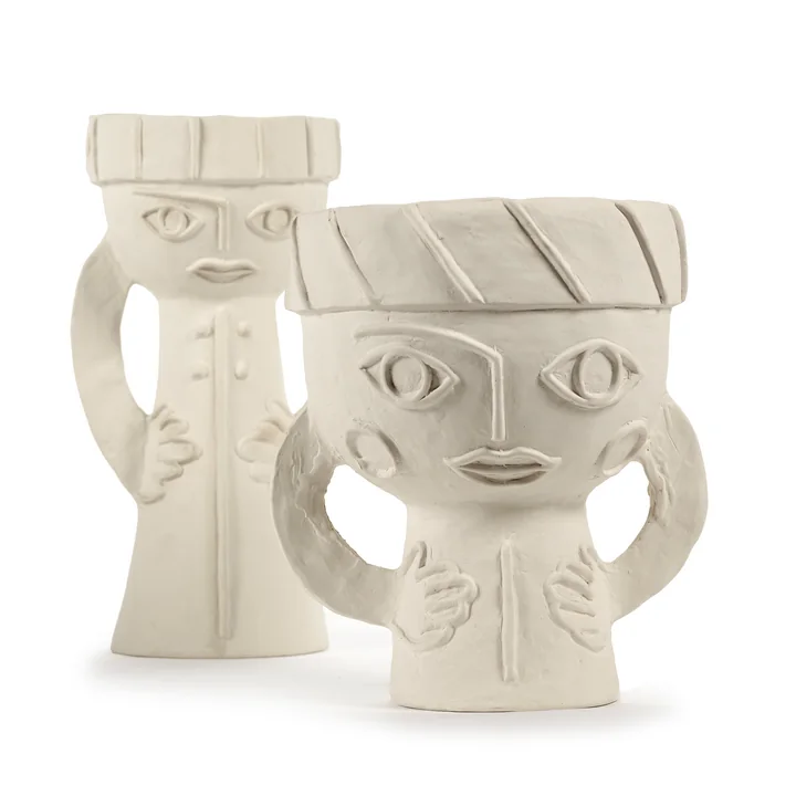 Serax - Les Femmes 01 en 02 vaas L, beige