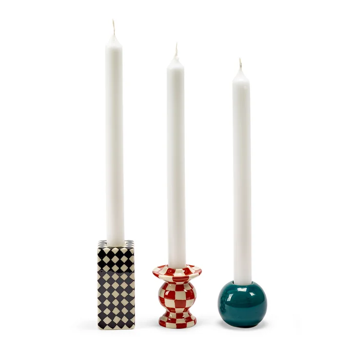 Serax - Les Objets Mouleversants kandelaar, mix (set van 3)