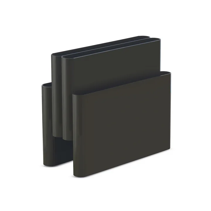 Kartell - Tijdschriftenrek met vier vakken, antraciet