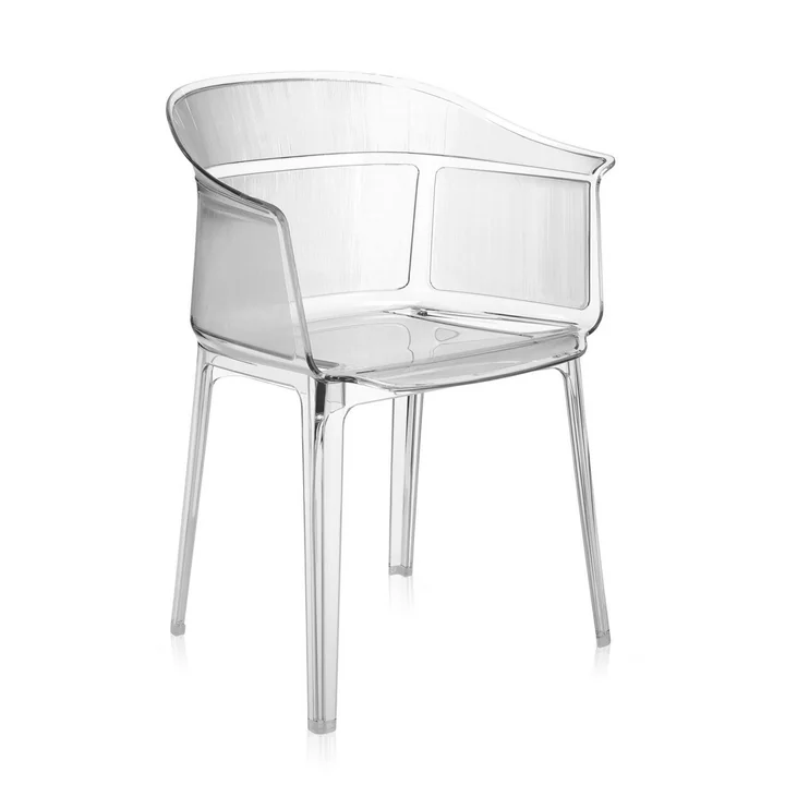 Kartell - Papyros fauteuil, kristalhelder
