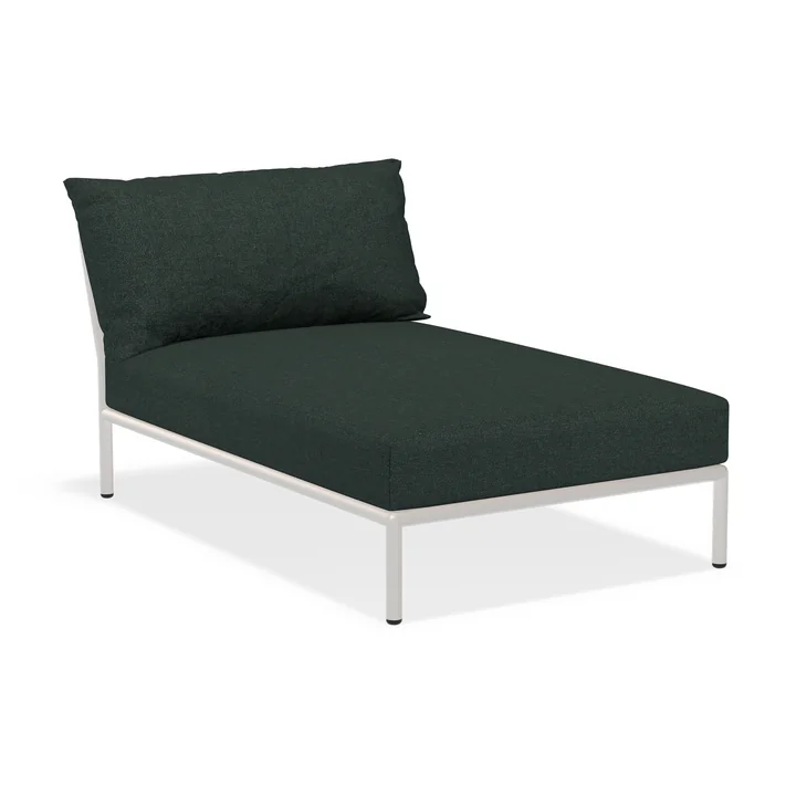 HOUE - Niveau 2 Chaise Longue, gedempt wit / alpine