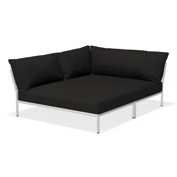 HOUE - Level 2 Cozy Sofa, links, muted white / charcoal