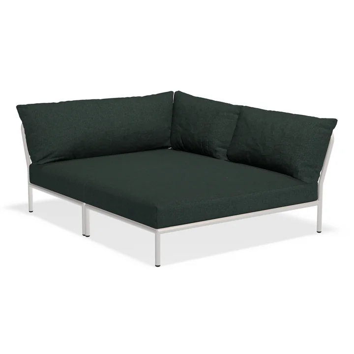 HOUE - Level 2 Cozy Sofa, rechts, muted white / alpine