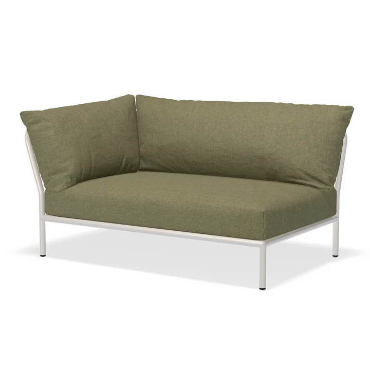 HOUE - Level 2 Sofa, links, muted white / leaf