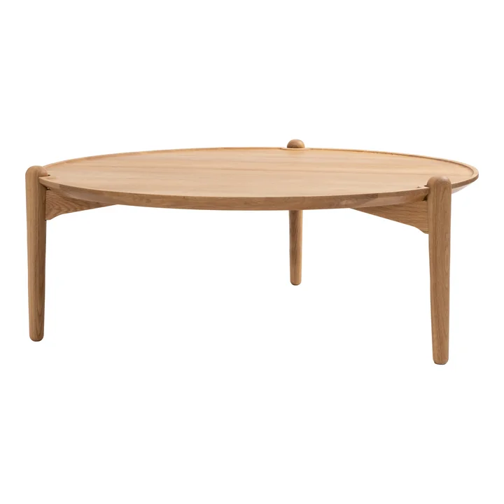Design House Stockholm - Aria Bijzettafel hoog, Ø 90 x 42,5 cm, eiken