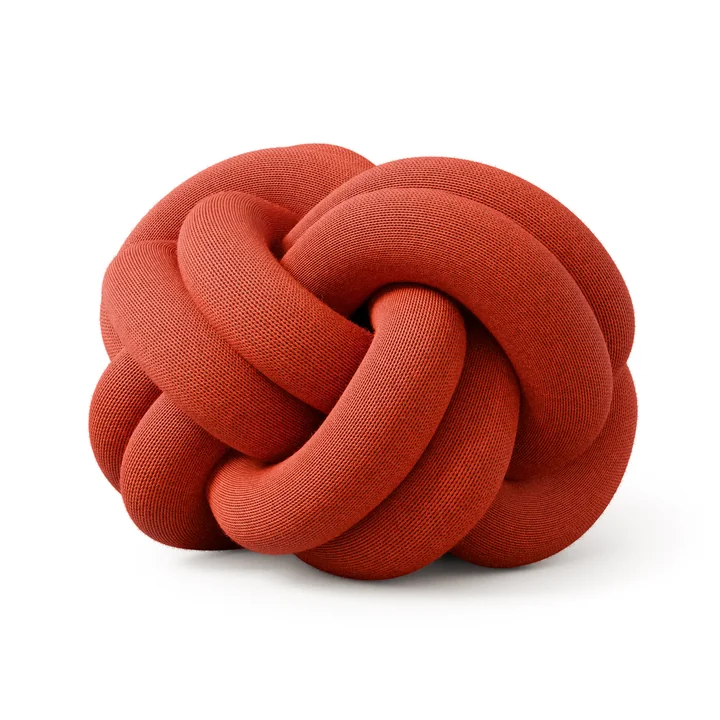 Design House Stockholm - Knot Kussen, oranje-rood