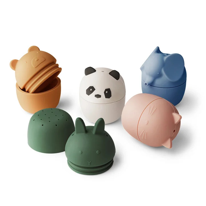 LIEWOOD - Gaby Badspeeltje, crème multimix (set van 5)