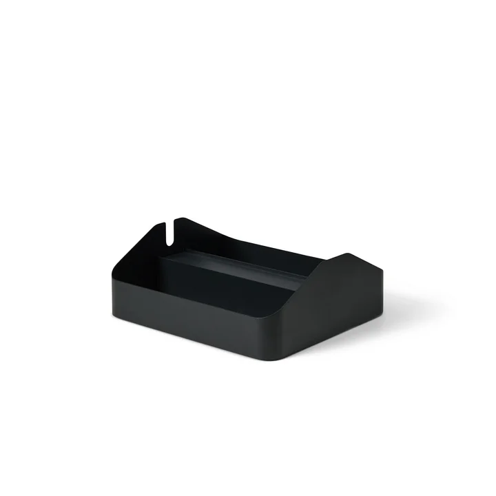 Pedestal - Power Tray dubbel , 25 , 5 x 27 ,5 cm , charcoal