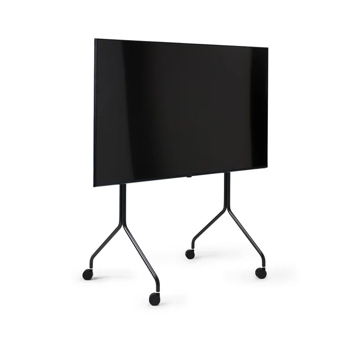 Pedestal - Moon Rollin ' Tall TV -. Stand , 44 - 70 Douane , houtskool