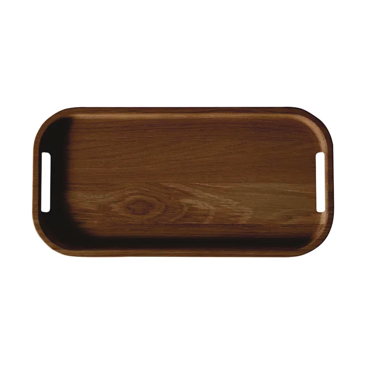 Andersen Furniture - Flection dienblad, groot, 40 x 20 cm, donker gebeitst essenhout