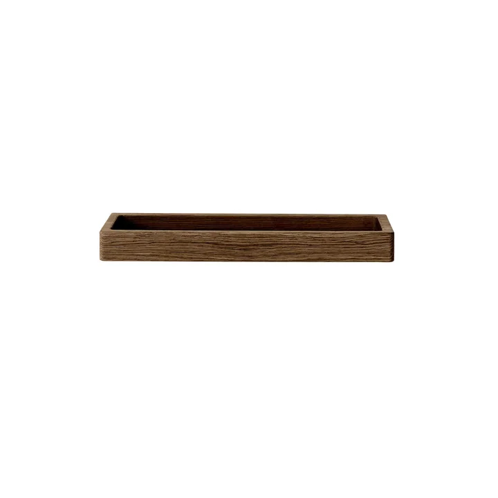 Andersen Furniture - Wandplank 10, 32 x 12 cm, donker gebeitst essenhout