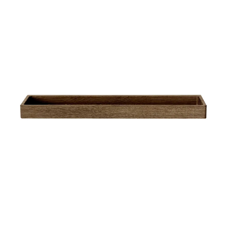 Andersen Furniture - Wandplank 11, 44 x 12 cm, donker gebeitst essenhout