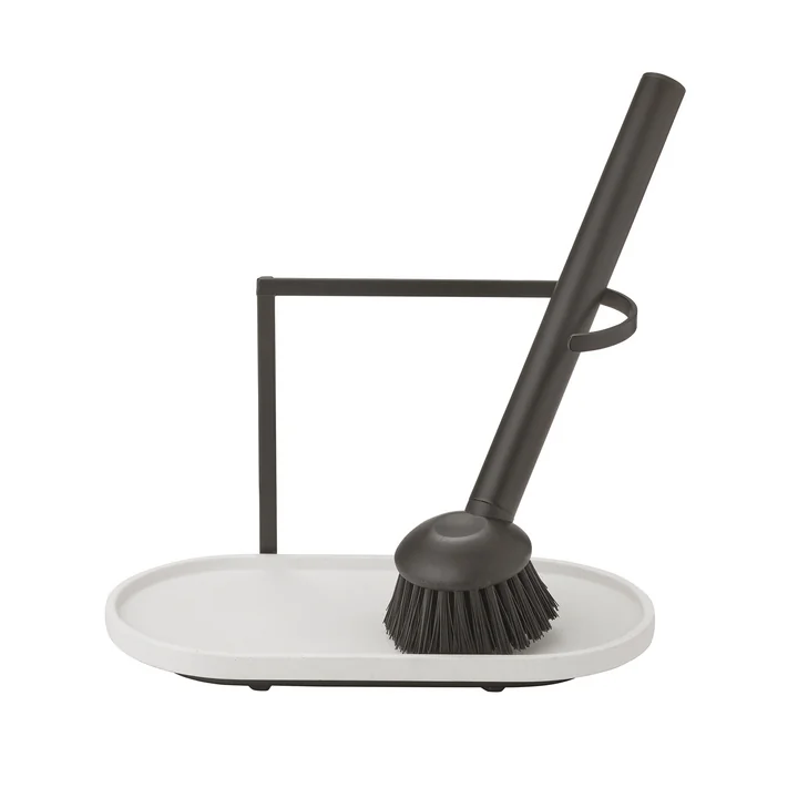 Blomus - Dhuva Vaatwasser-organizer met afwasborstel, lelieblank