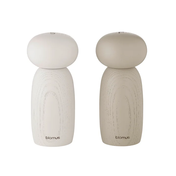 Blomus - Moli Peper- en zoutmolen, moonbeam / nomad (set van 2)