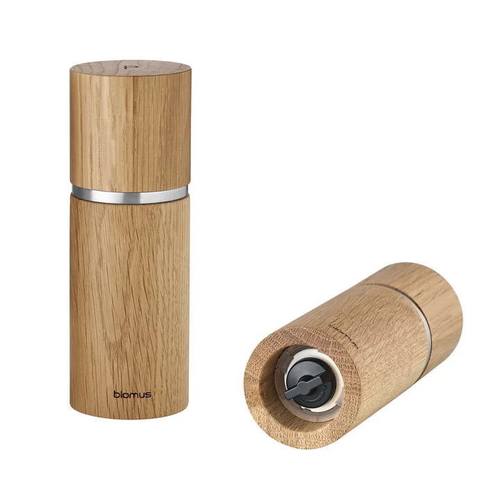 Blomus - Pepe peper- en zoutmolen, eiken (set van 2)