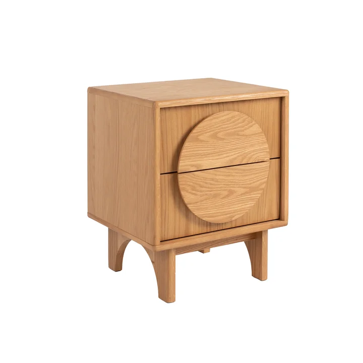 Zuiver - Groove Nachtkastje, eiken