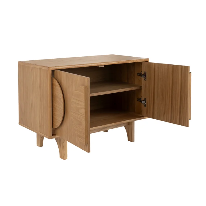 Zuiver - Groove Dressoir met 2 deuren, eiken