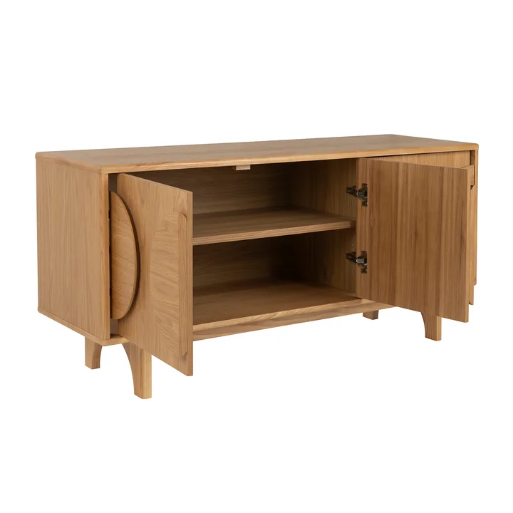 Zuiver - Groove Dressoir met 3 deuren, eiken