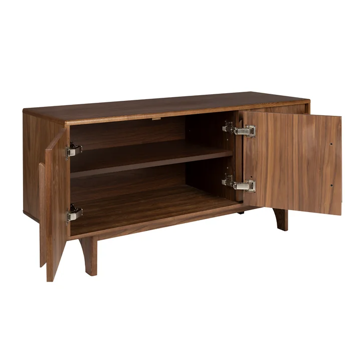 Zuiver - Groove Dressoir met 3 deuren, walnoot